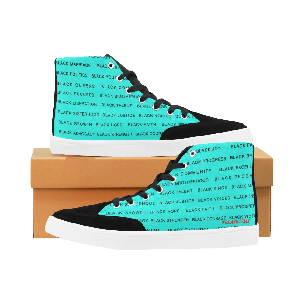 BLACK MAGIC ALLEAUXVER MEN'S HI-TOP SHOES