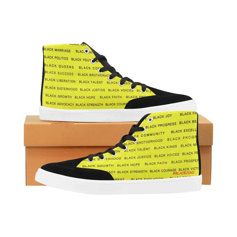 BLACK MAGIC ALLEAUXVER MEN'S HI-TOP SHOES
