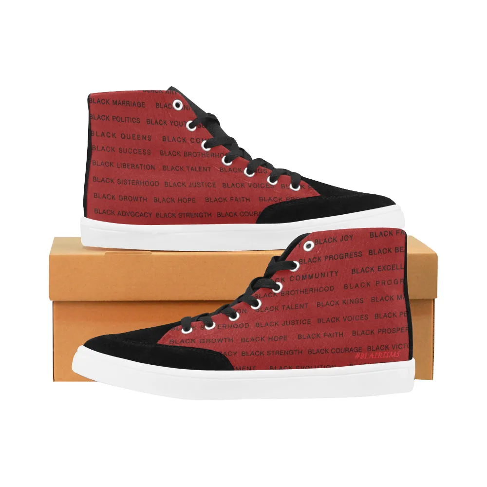 BLACK MAGIC ALLEAUXVER MEN'S HI-TOP SHOES