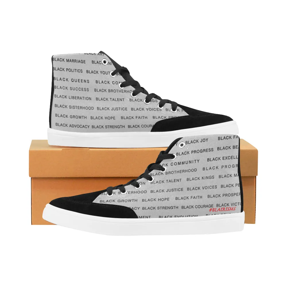 BLACK MAGIC ALLEAUXVER MEN'S HI-TOP SHOES