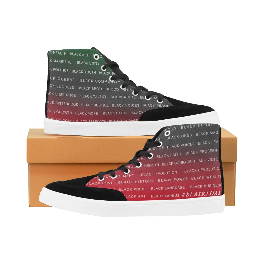 BLACK MAGIC ALLEAUXVER MEN'S HI-TOP SHOES