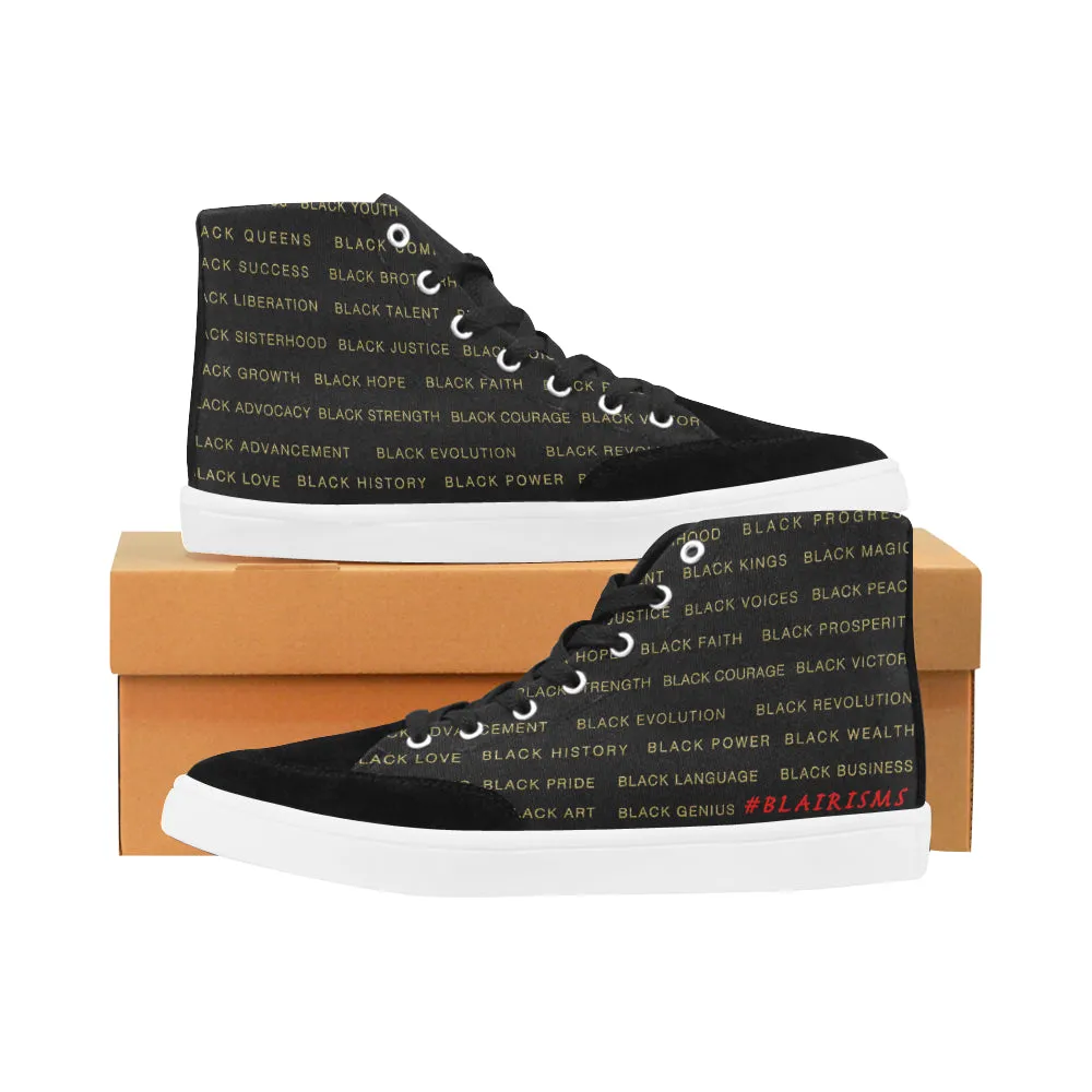 BLACK MAGIC ALLEAUXVER MEN'S HI-TOP SHOES
