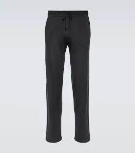 Cashmere sweatpants bali Le Kasha, black