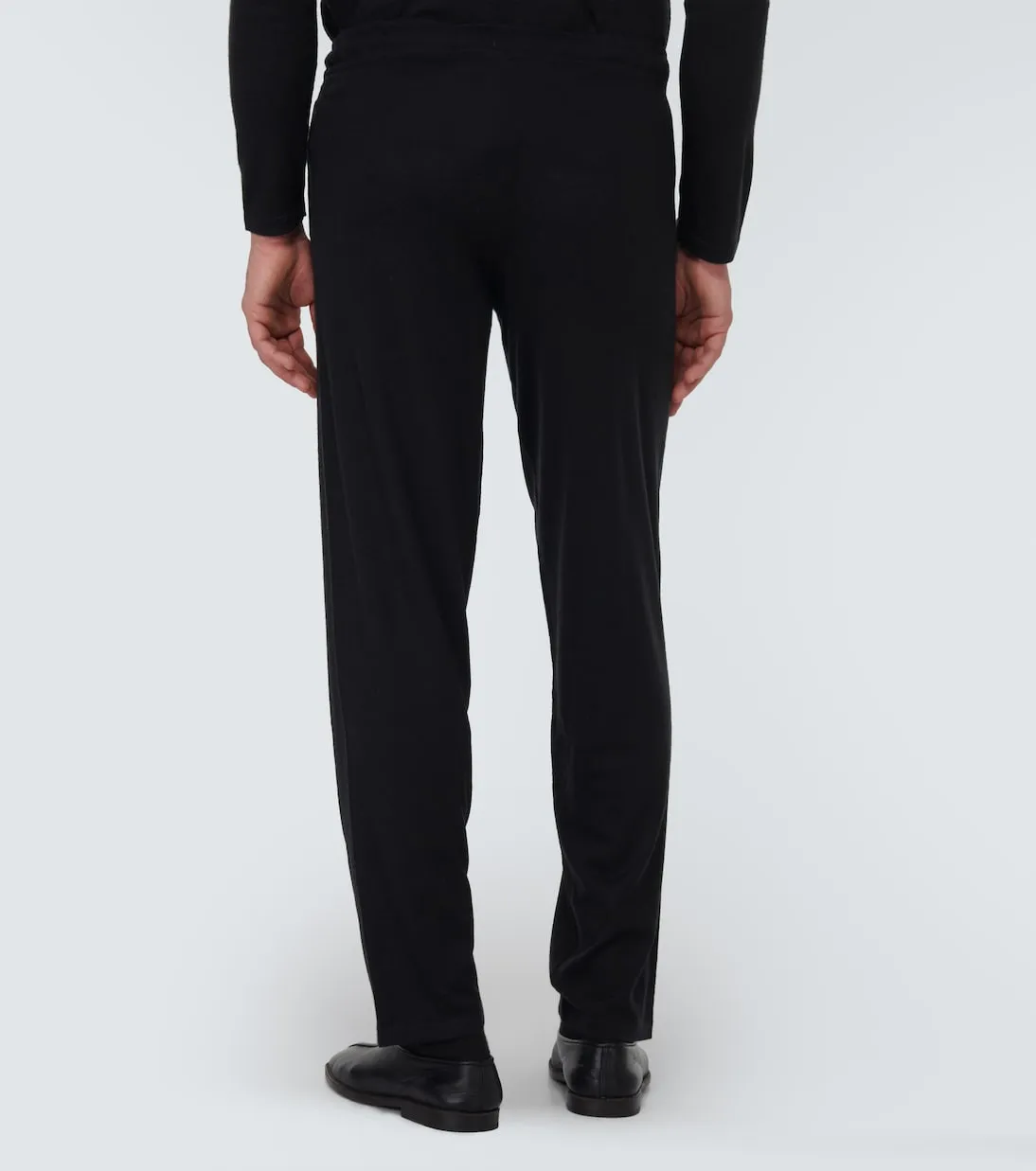 Cashmere sweatpants bali Le Kasha, black