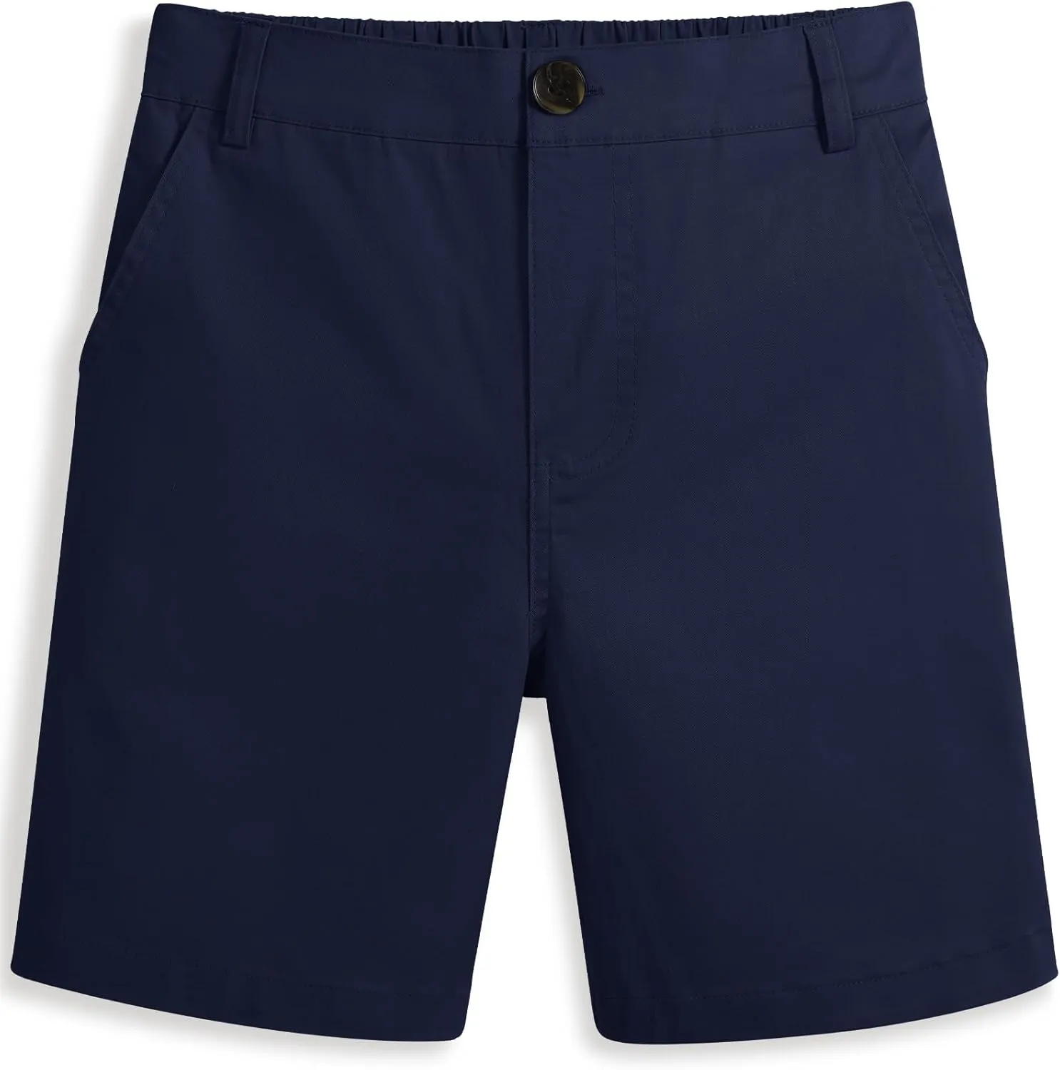 KEREDA Boys School Uniform Golf Shorts Pull On Preppy Shorts Kids Clothes with Pockets