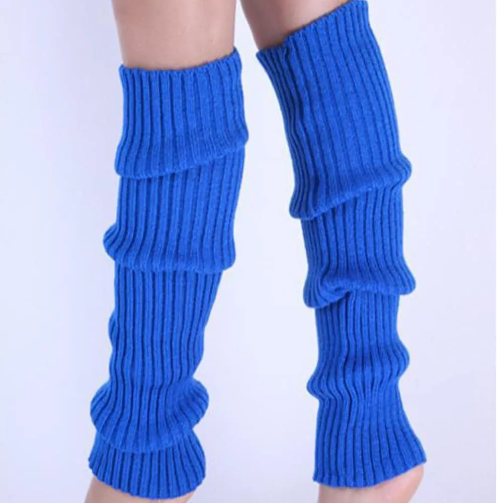 Knitted Crochet Leg Warmers Knee High Knit Leg Sleeves Long Boot Cuffs Party Accessories for Women Girls