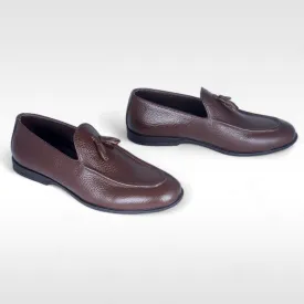 Men  shoes / 100 % genuine leather/ Brown -8771