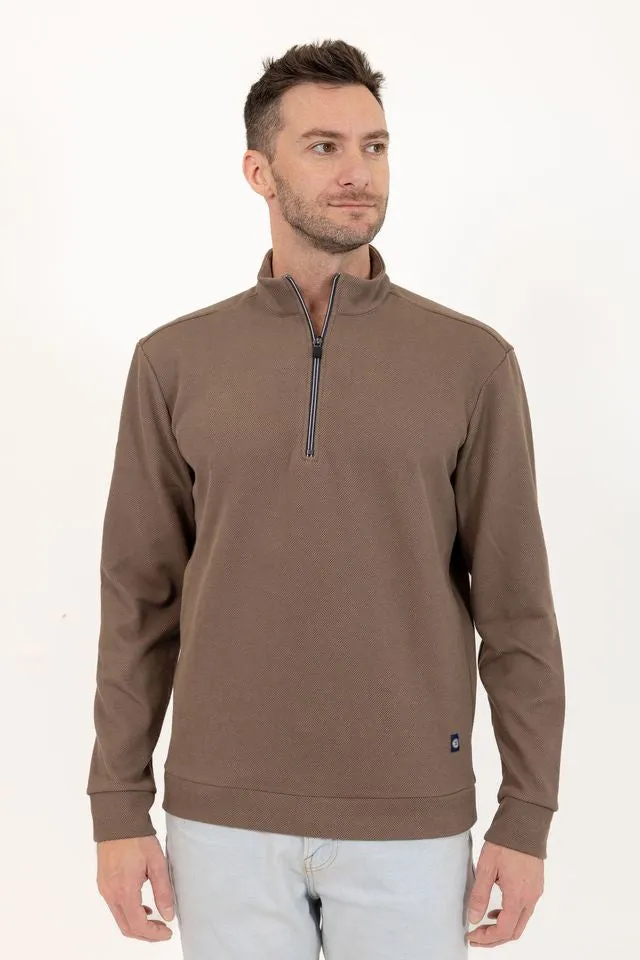 MORIO Casual Quarter Zip