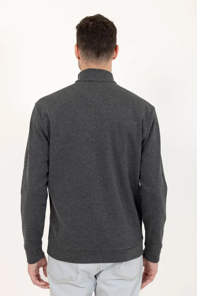 MORIO Casual Quarter Zip