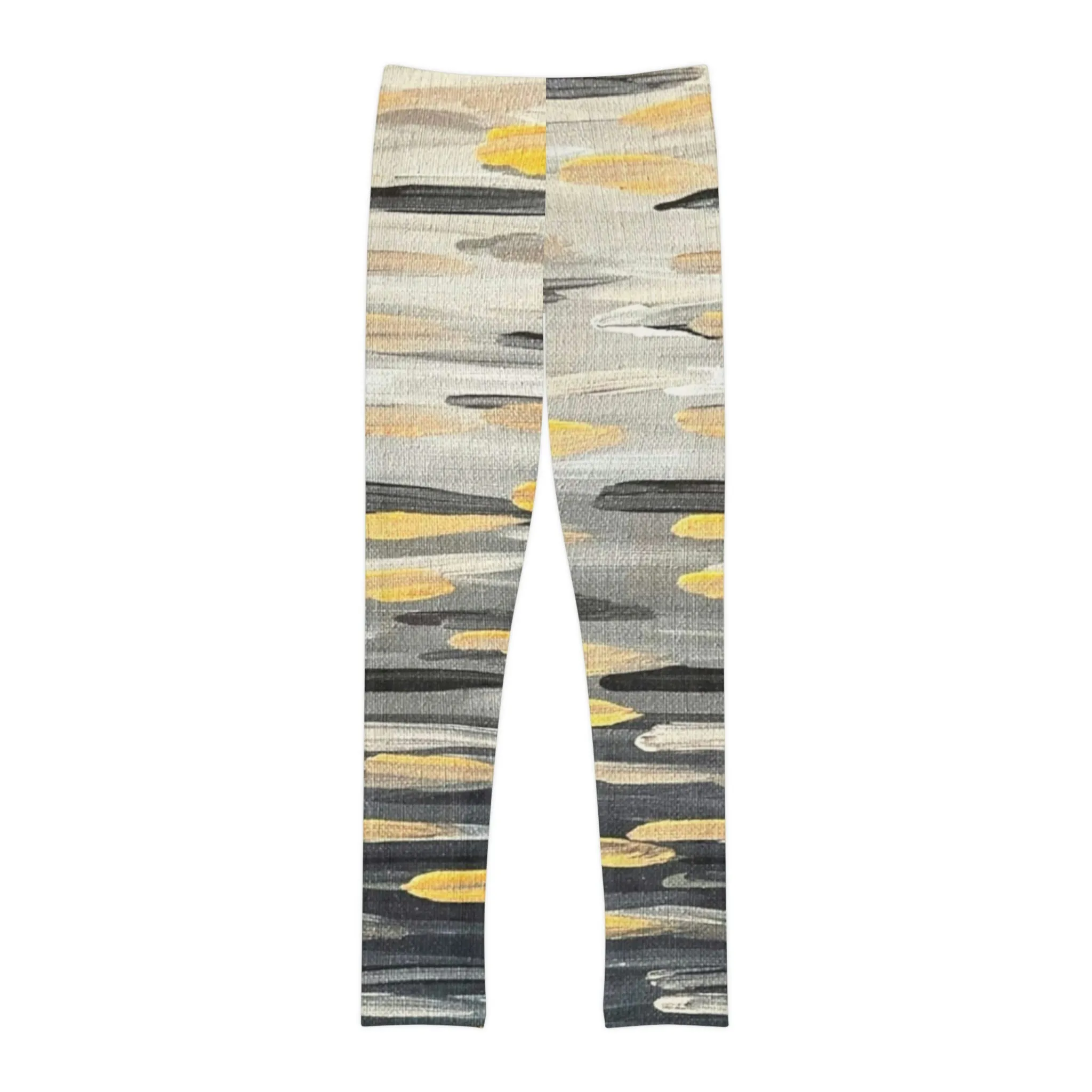 “The Zebra Brushstrokes”  Youth Full-Length Leggings
