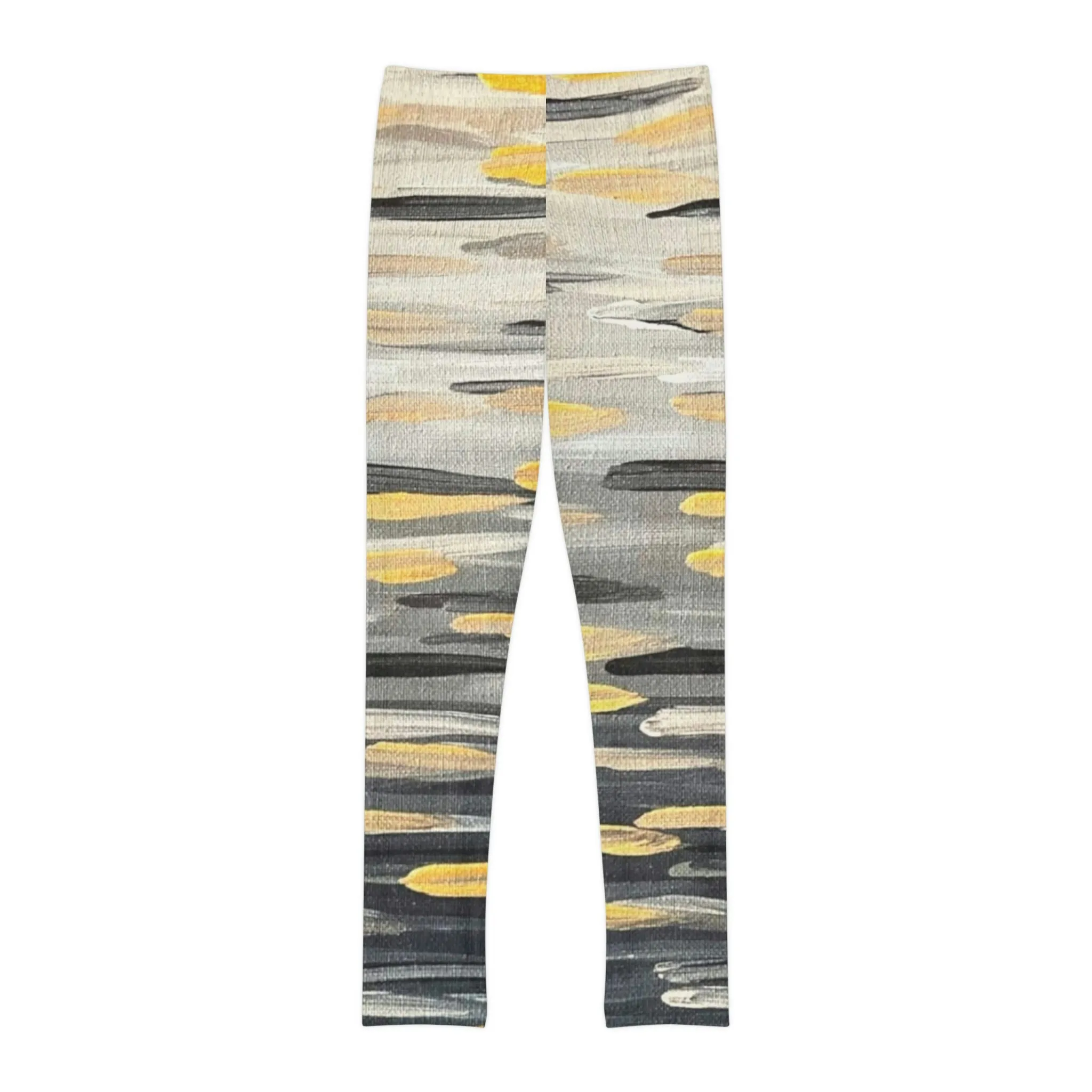 “The Zebra Brushstrokes”  Youth Full-Length Leggings
