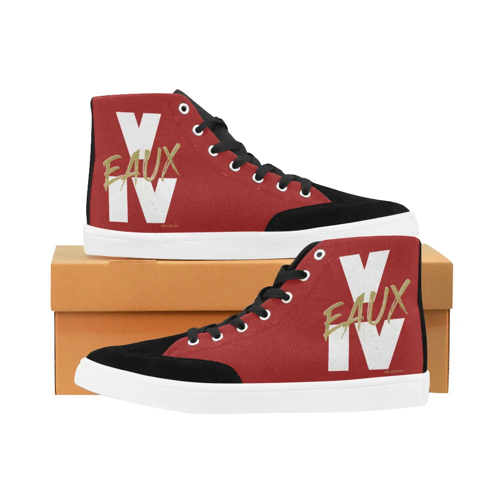WHITE/GOLD V EAUX IV WOMEN'S HI-TOP SHOES