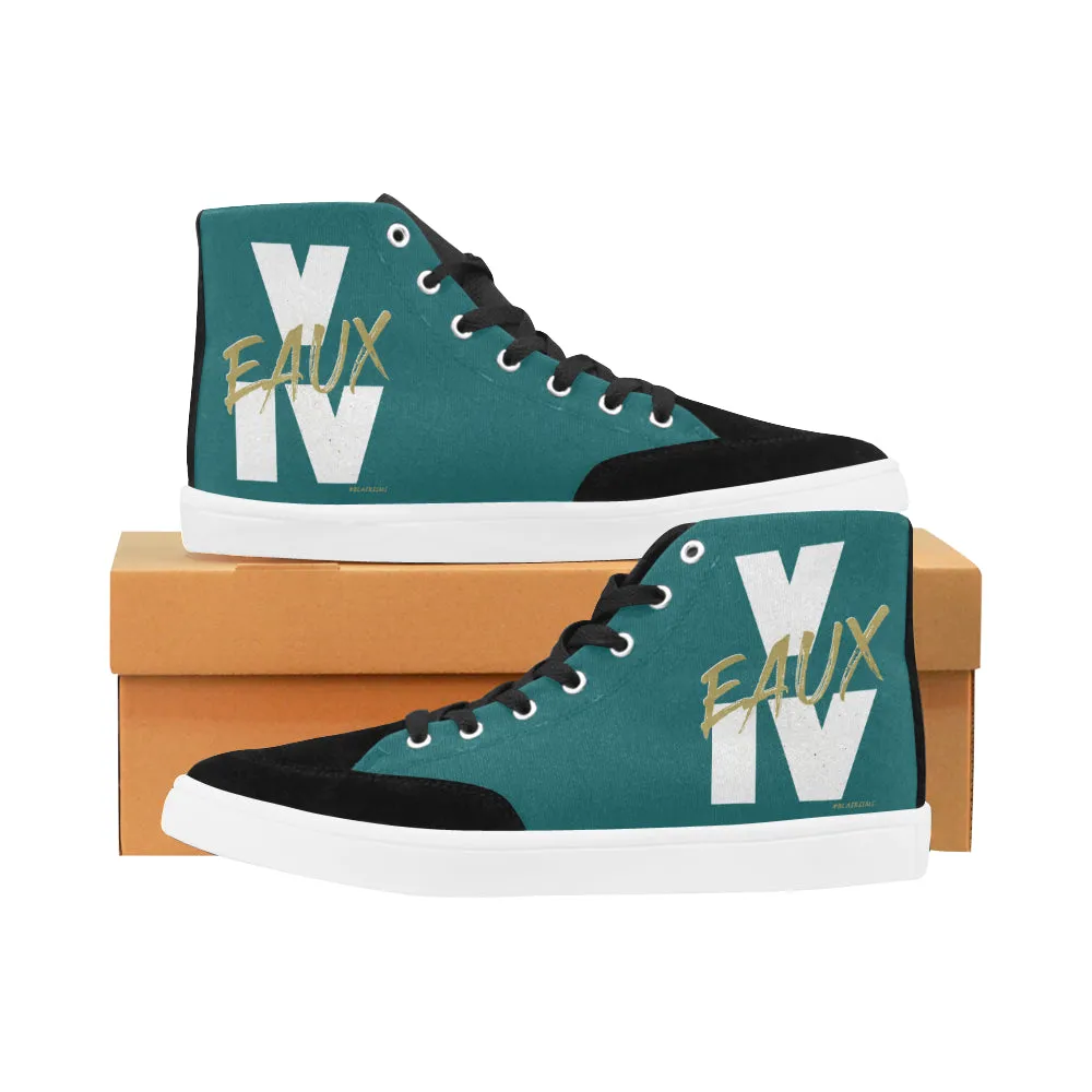 WHITE/GOLD V EAUX IV WOMEN'S HI-TOP SHOES