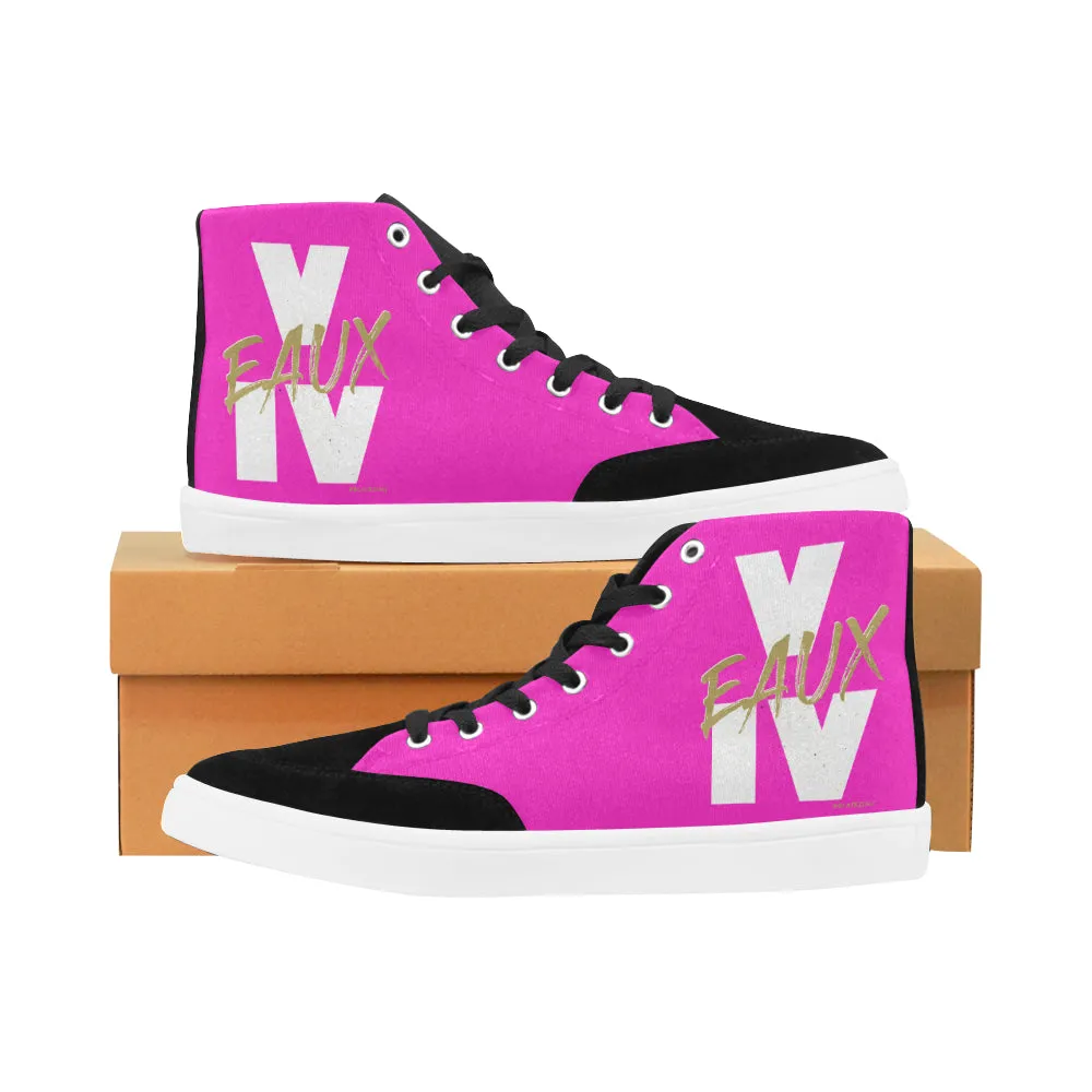 WHITE/GOLD V EAUX IV WOMEN'S HI-TOP SHOES