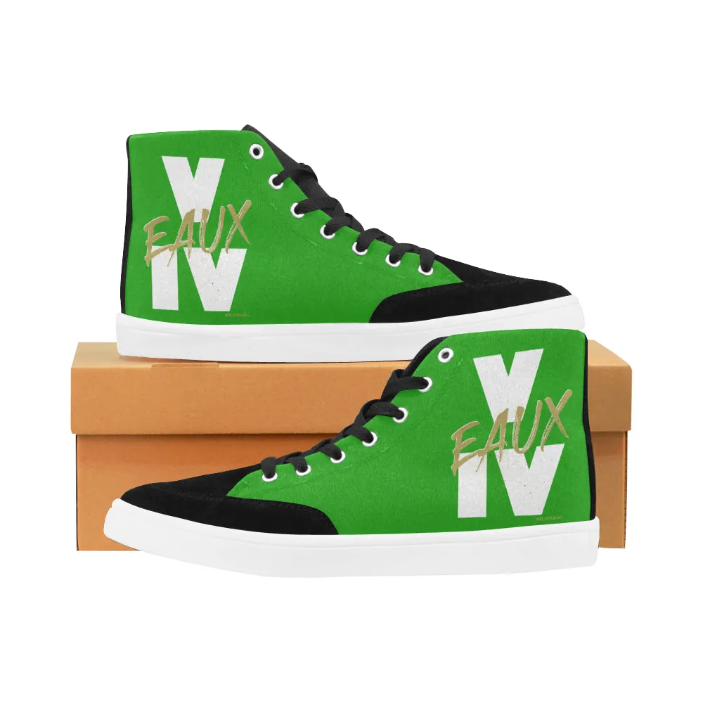 WHITE/GOLD V EAUX IV WOMEN'S HI-TOP SHOES