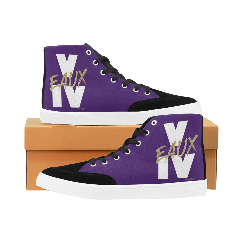 WHITE/GOLD V EAUX IV WOMEN'S HI-TOP SHOES