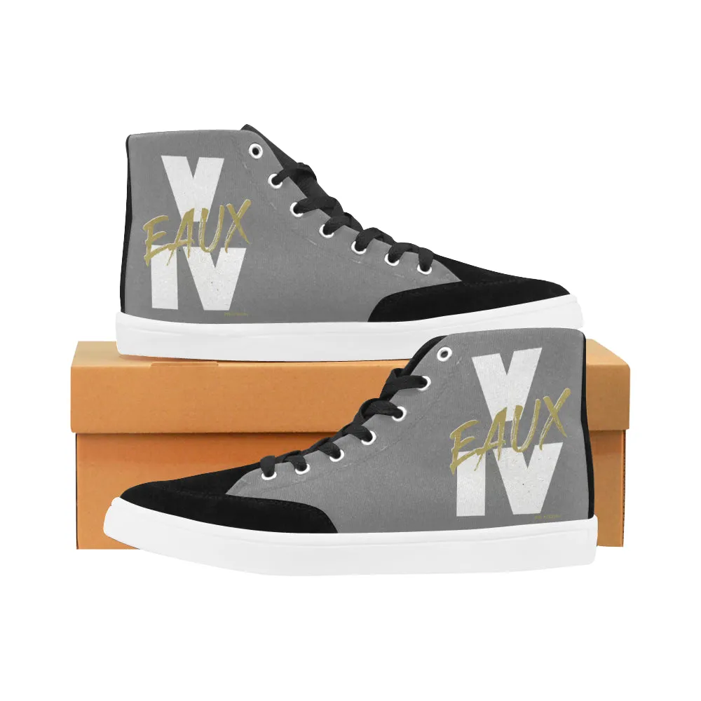 WHITE/GOLD V EAUX IV WOMEN'S HI-TOP SHOES