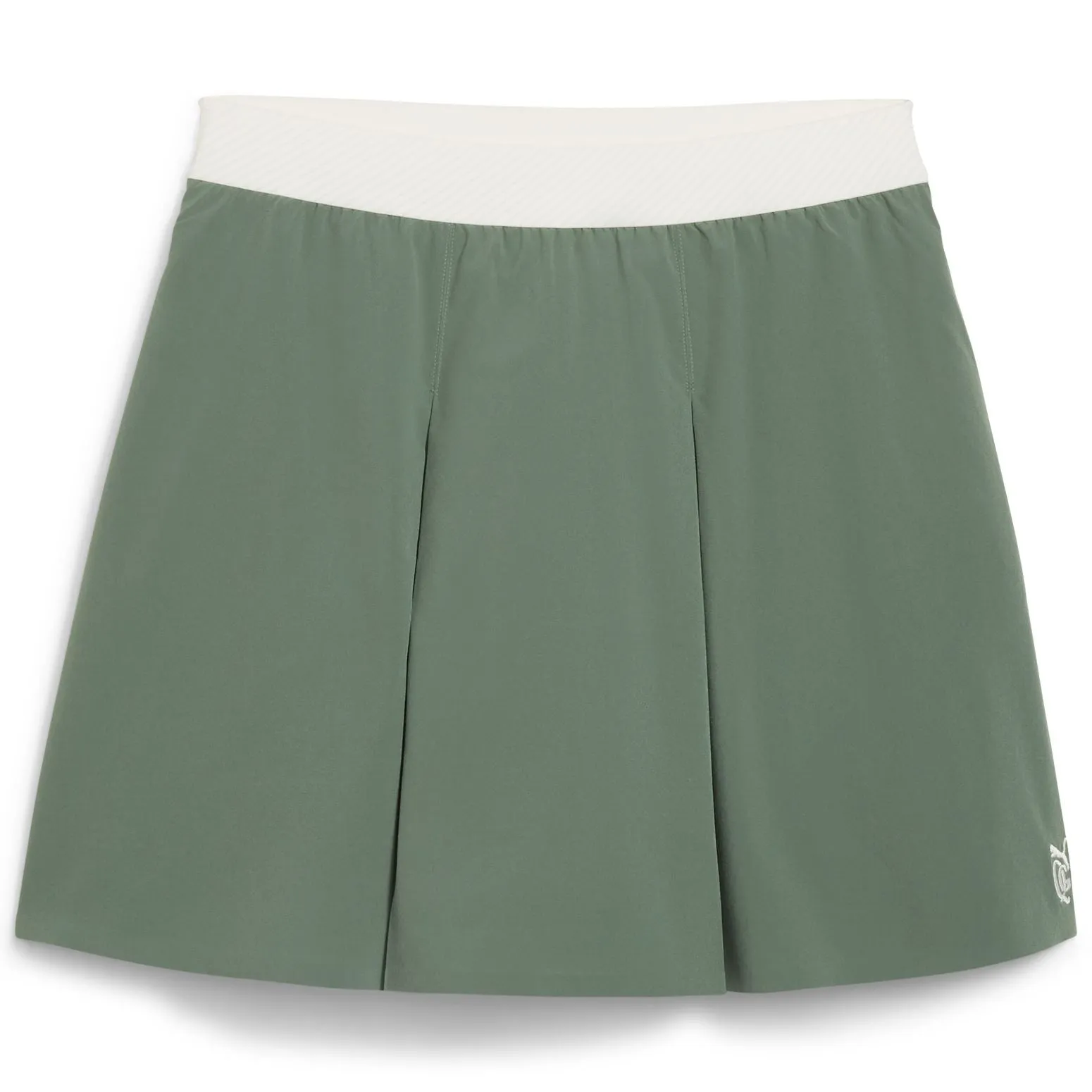 X QGC Womens Pleated Skirt Deep Forest - SS24